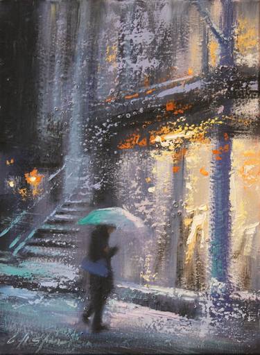 Print of Fine Art Cities Paintings by Chin h Shin