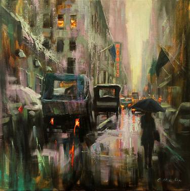 Print of Fine Art Cities Paintings by Chin h Shin