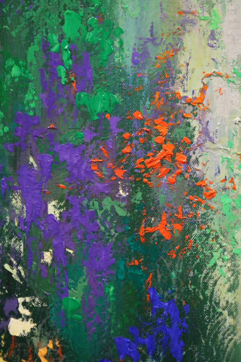 Original Expressionism Cities Painting by Chin H Shin
