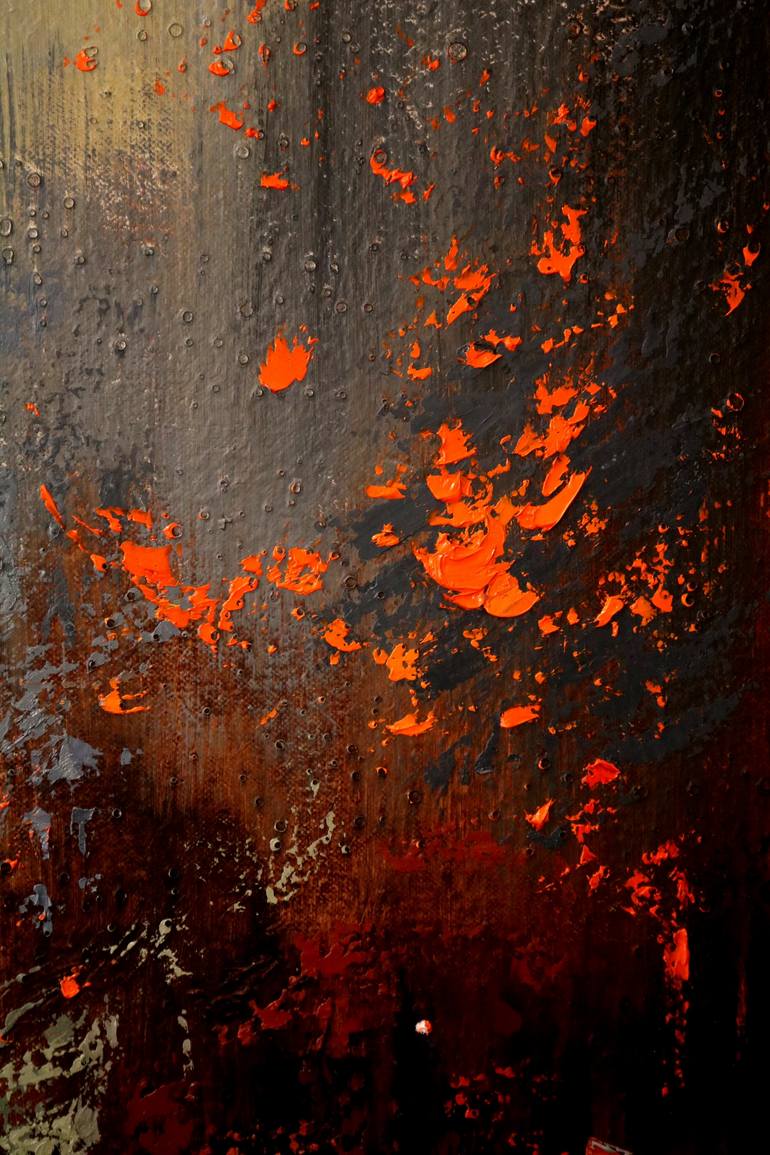 Original Expressionism Cities Painting by Chin H Shin