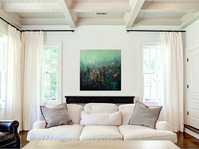 Urban Forest New York Painting by Chin h Shin | Saatchi Art