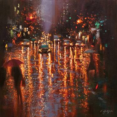 Print of Expressionism Cities Paintings by Chin h Shin