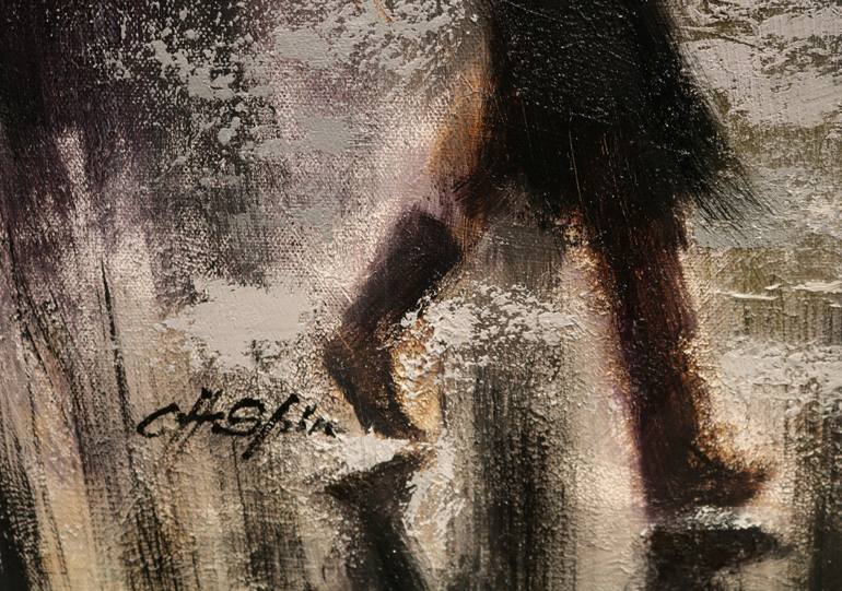 Original Expressionism Cities Painting by Chin H Shin