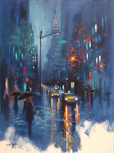 Print of Expressionism Cities Paintings by Chin h Shin