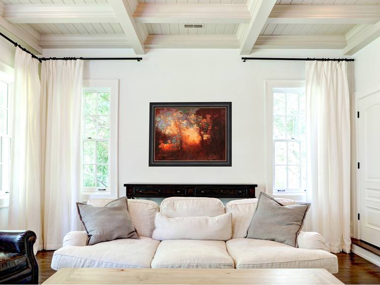 Original Expressionism Landscape Painting by Chin H Shin