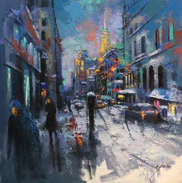 Print of Expressionism Cities Paintings by Chin h Shin
