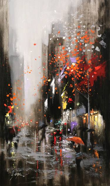 Print of Expressionism Cities Paintings by Chin h Shin