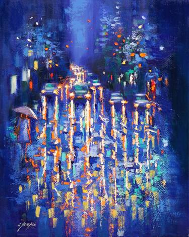 Print of Expressionism Cities Paintings by Chin h Shin