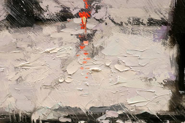 Original Expressionism Cities Painting by Chin H Shin