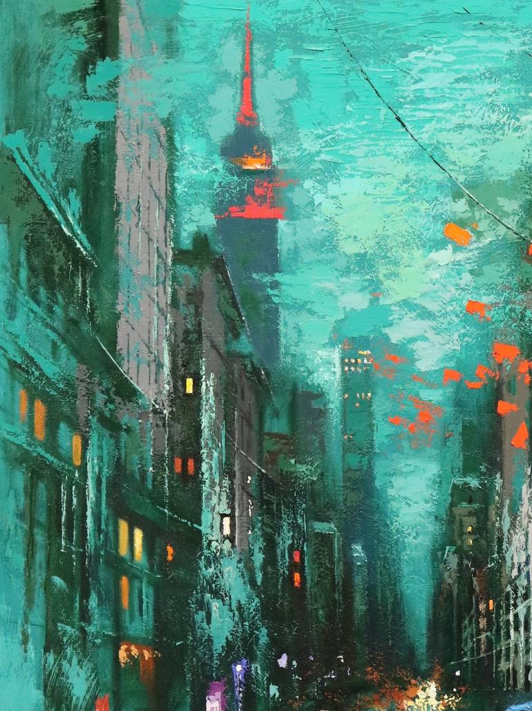 Original Modern Cities Painting by Chin h Shin