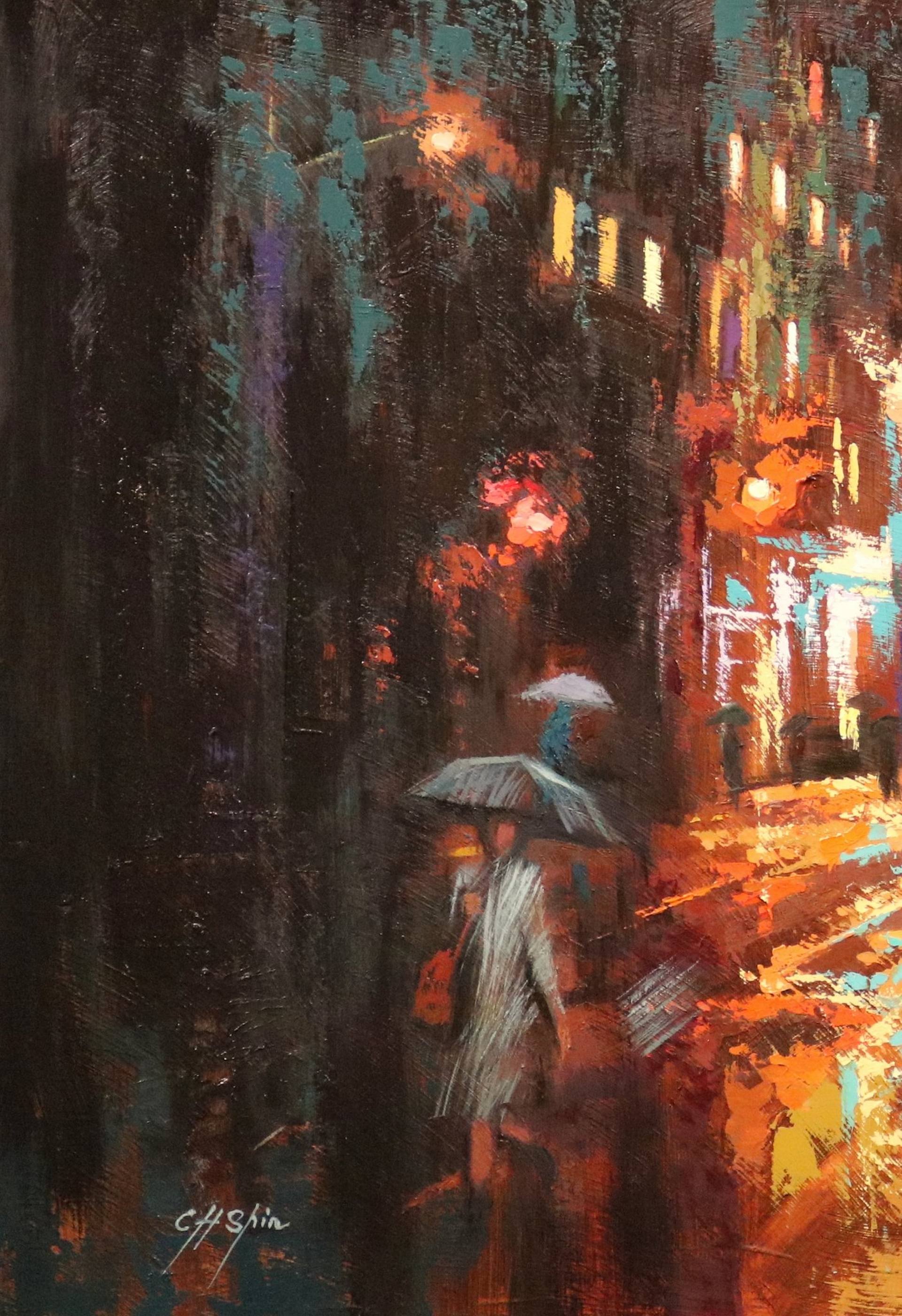 THE NIGHT BUS Painting by Chin H Shin | Saatchi Art Austria