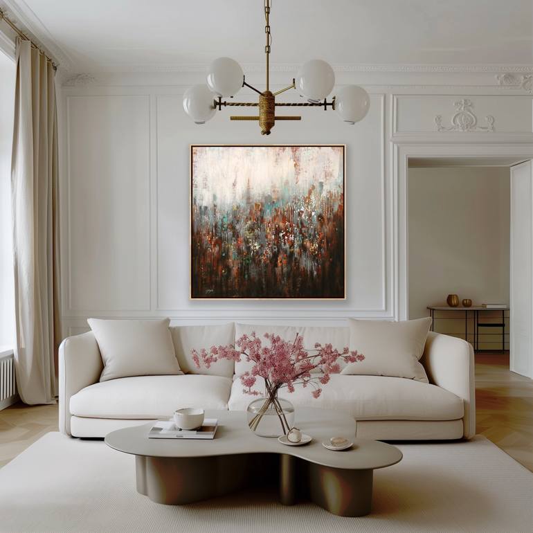 Original Expressionism Cities Painting by Chin H Shin