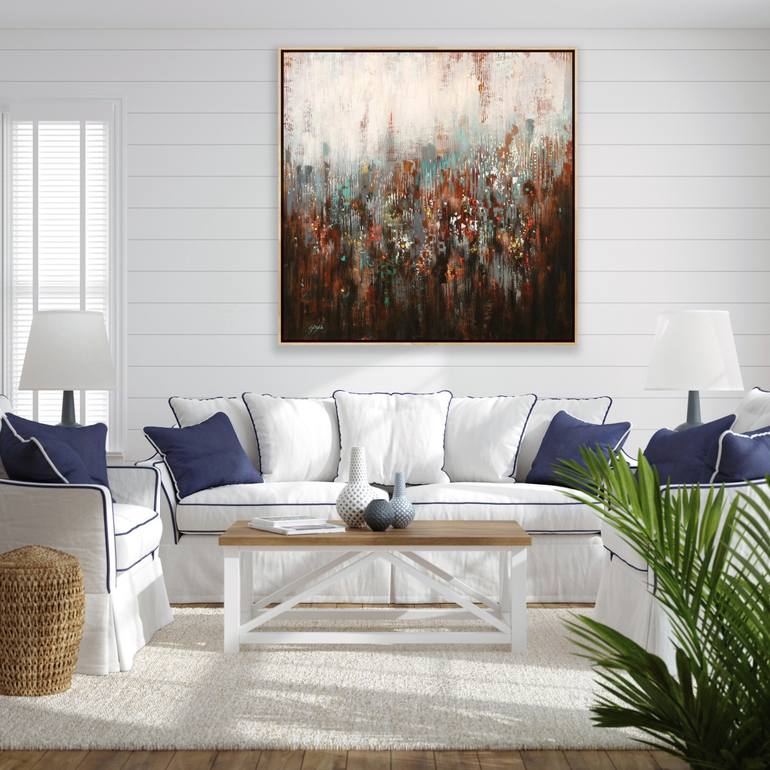 Original Expressionism Cities Painting by Chin H Shin