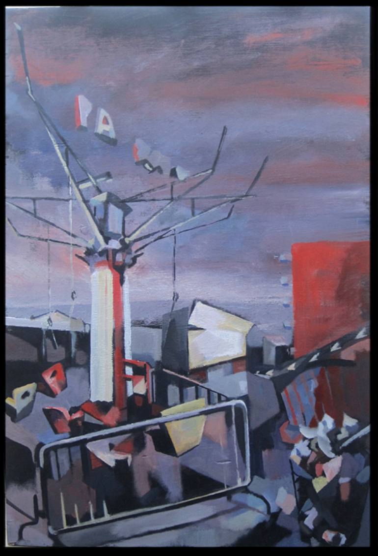 End of Summer Fair Painting by Rupert Howard | Saatchi Art