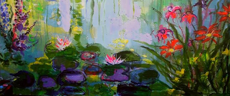 Original Expressionism Nature Painting by Ellen ten Kate