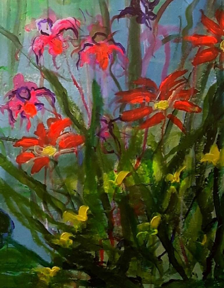 Original Expressionism Nature Painting by Ellen ten Kate