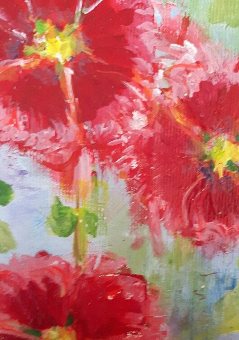 Original Figurative Floral Painting by Ellen ten Kate