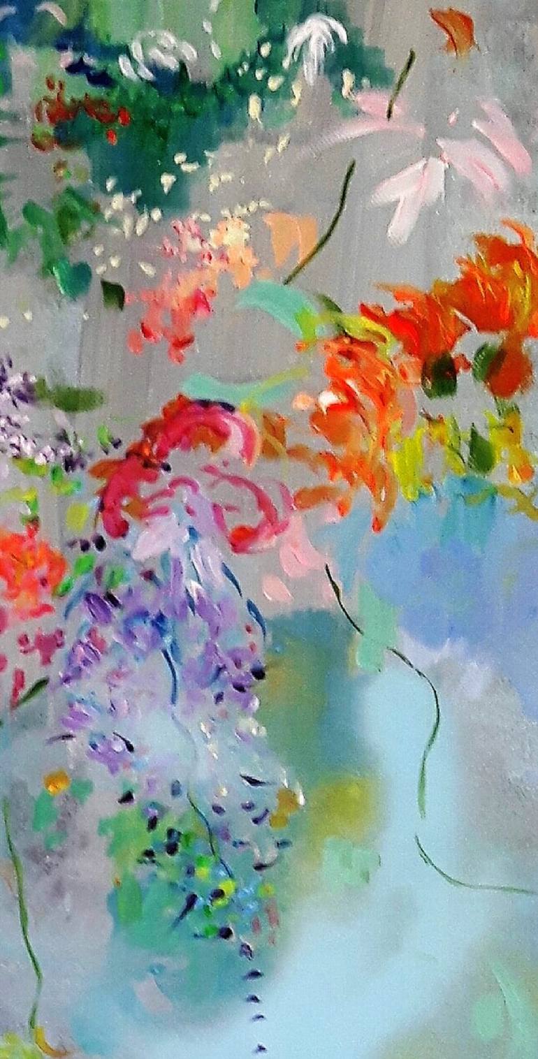 Original Figurative Floral Painting by Ellen ten Kate