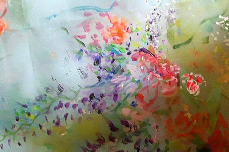 Original Figurative Floral Painting by Ellen ten Kate