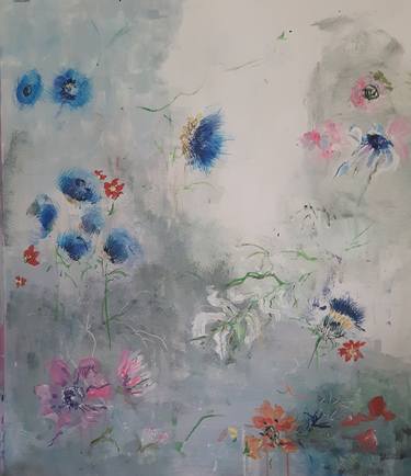 Original Figurative Floral Paintings by Ellen ten Kate