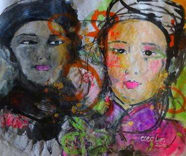 Print of Conceptual Love Paintings by Cleo Li Yann Lim