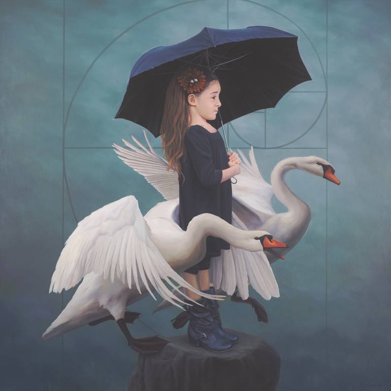 Original Surrealism Fantasy Printmaking by Paul Bond