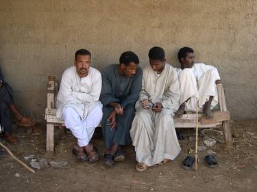 Sudanese Men At Rest thumb
