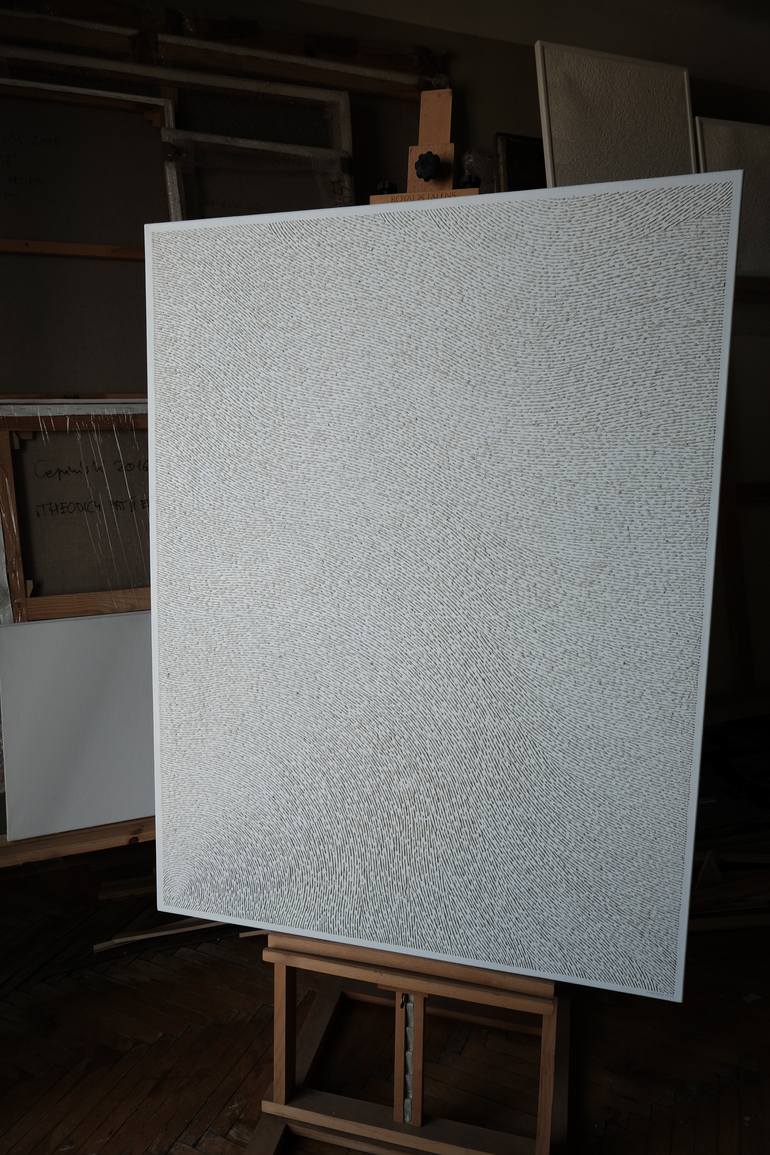 Original Conceptual Abstract Painting by Jerzy CepińSki