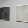 ivory white, acrylic relief on canvas, inspired by  a fingerprints of..