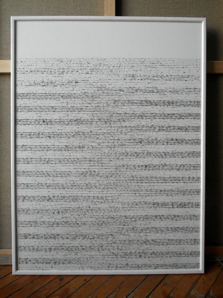 Original Conceptual Abstract Painting by Jerzy CepińSki