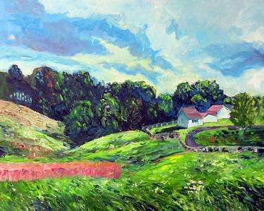 Original Landscape Paintings by Charles Randolph Bruce