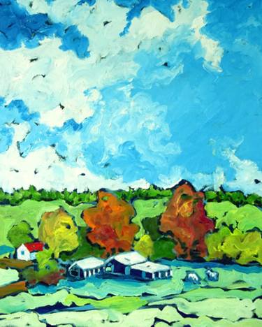 Original Impressionism Landscape Paintings by Charles Randolph Bruce