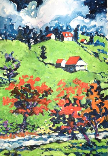 Original Fine Art Landscape Paintings by Charles Randolph Bruce