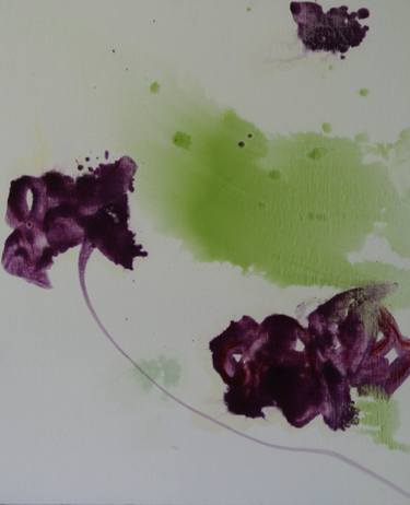 Print of Abstract Expressionism Botanic Paintings by Ines Sun
