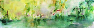 Original Abstract Landscape Paintings by Ines Sun
