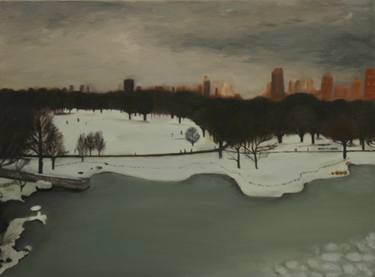 Winter View From Castle (45.5 H x 60.96 W) thumb