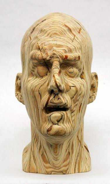 Original Figurative Portrait Sculpture by Jorge Vascano