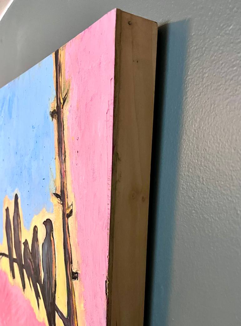 Original Abstract Expressionism Wildlife Painting by Paul Federico