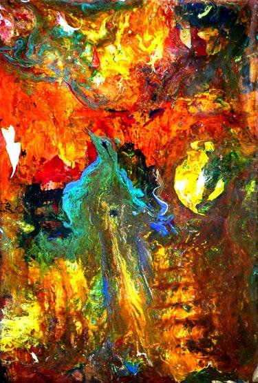 Print of Abstract Expressionism Classical mythology Paintings by Steven Mochrie