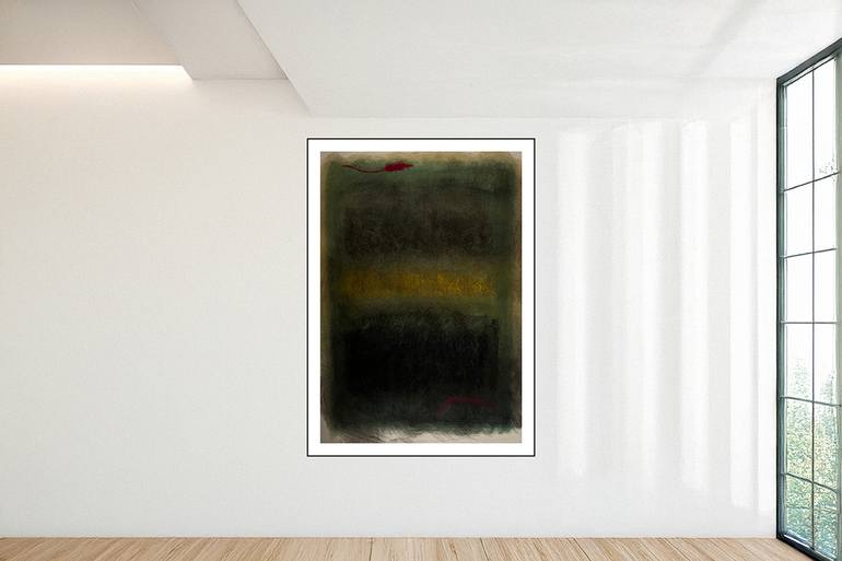 Original Expressionism Landscape Drawing by Frank Verreyken