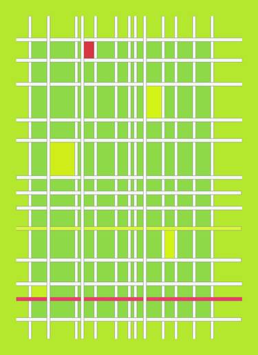 Original Algorithmic Abstract Digital by Frank Verreyken