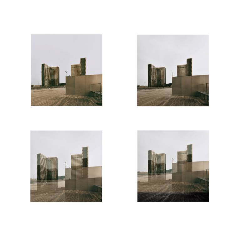 Original Architecture Photography by Frank Verreyken | Abstract Art on Paper | Architecture while dreaming and staring
