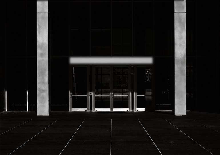 Original Architecture Photography by Frank Verreyken | Black & White Art on Paper | Silence in Steel and Light