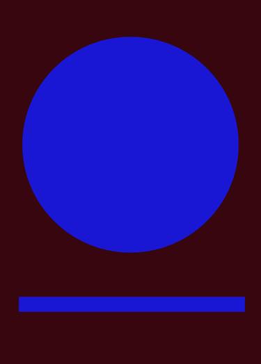 Blue circle - Limited Edition 1 of 6 (small) thumb