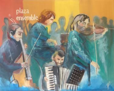 Original Contemporary Music Painting by George Psaroudakis