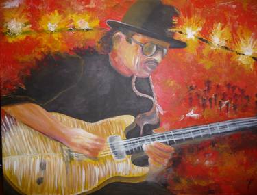 Original Figurative Music Paintings by George Psaroudakis