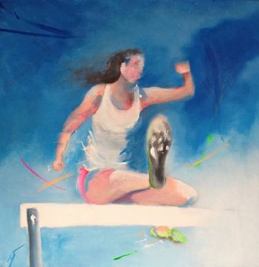 Original Conceptual Sports Paintings by George Psaroudakis