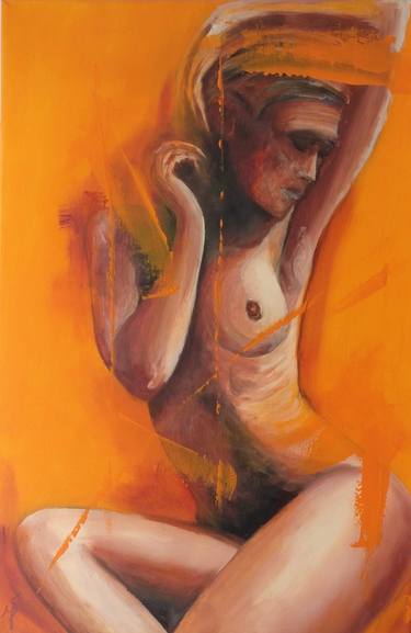 Print of Nude Paintings by George Psaroudakis