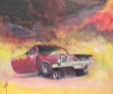 Print of Car Paintings by George Psaroudakis