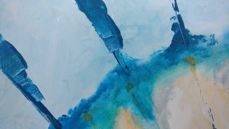 Original Abstract Expressionism Abstract Painting by George Psaroudakis